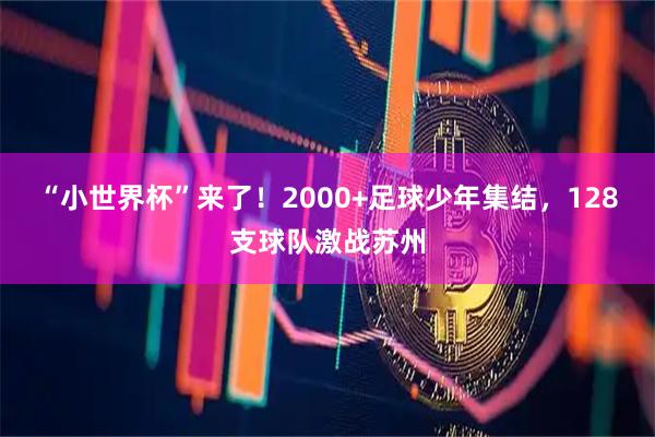 “小世界杯”来了！2000+足球少年集结，128支球队激战苏州